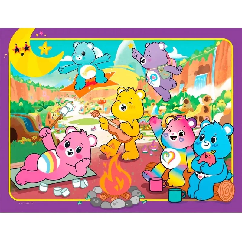 High - Quality Solid Wood Educational Toys for Developing Fine Motor Skills in KidsCare Bear Tray puzzle