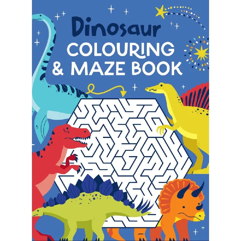 Eco - Friendly Wooden Educational Toys with a Gardening and Plant - Growing KitColouring & Maze Book - Dinosaurs