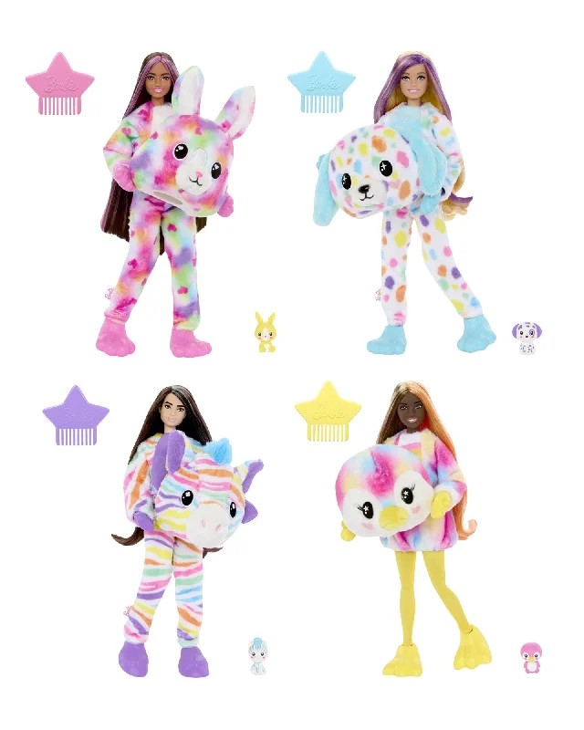 Dolls with a Hidden Compartment and Secret - Mission - Themed AccessoriesBarbie Cutie Reveal Color Dream Series - Assorted