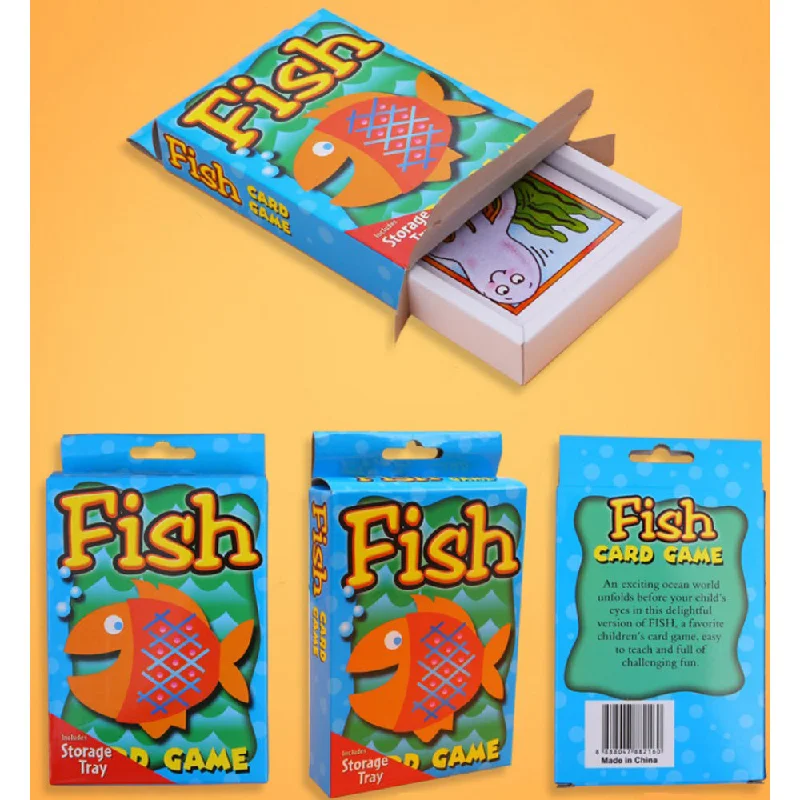 Hand - Made Wooden Educational Toys with a Space - Exploration SimulationFish Card Game