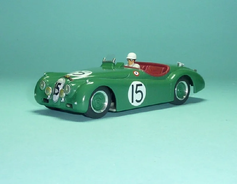 Solid Wood Historical Monument Models Toys for Educational LearningJaguar XK120 1950 Le Mans, No. 15 (GT-265)