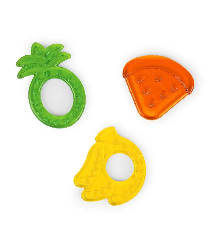 Natural Wood Educational Toys with a Magnetic Puzzle Design for Brain TrainingThree-Pack Textured Teethers - Juicy Chews