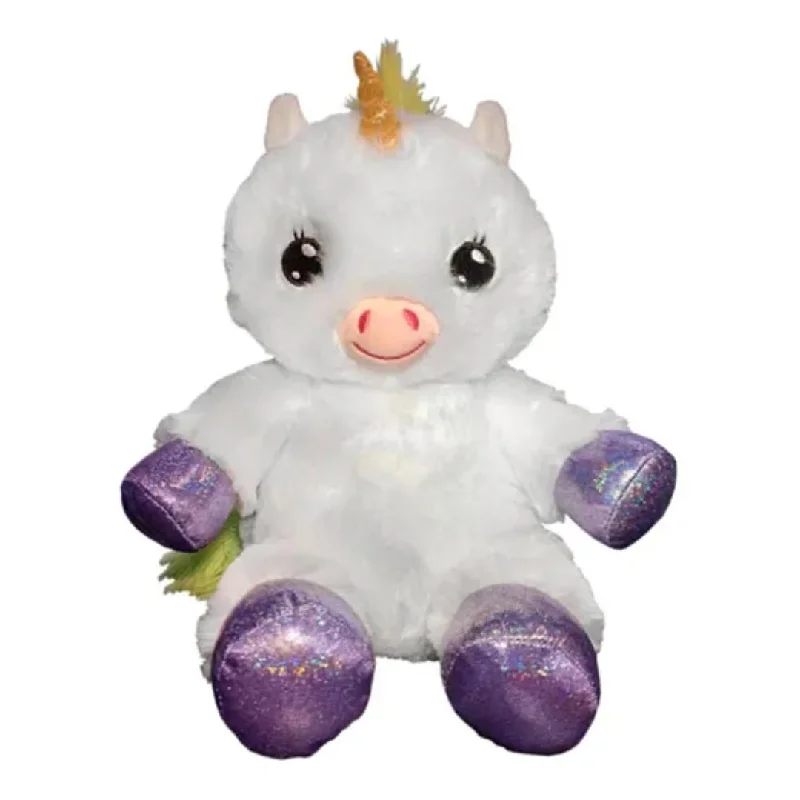 Sustainable Solid Wood Educational Toys with a Language - Learning Activity BookLullabrites Unicorn Plush Jay at Play Toy