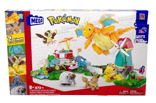 Hand - Painted Wooden Educational Toys in a Historical and Cultural ThemeMEGA Construx Pokémon Adventures Bundle: Dragonite, Riolu, and 5 More