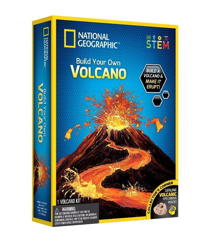 Solid Wood Educational Toys with a Science Experiment Theme for Young LearnersBuild Your Own Volcano Science Kit