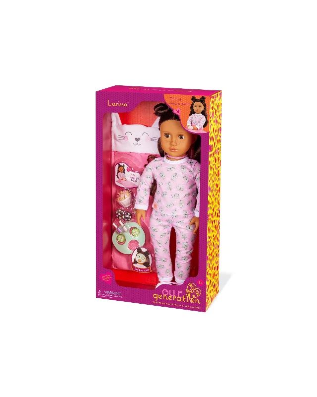 Dolls with a Voice - Recording Function and a Set of Microphone AccessoriesOur Generation Activity Sleepover Doll with Sleeping Bag