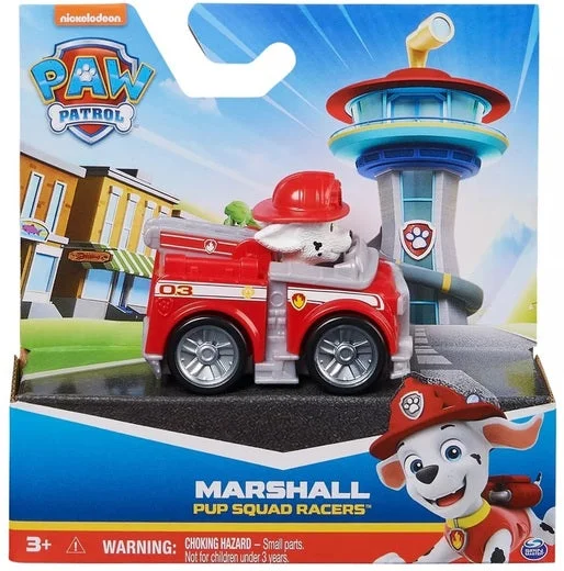 Large - Scale Solid Wood Educational Toys for Group Learning and CollaborationPaw Patrol Pup squad Racer Marshall