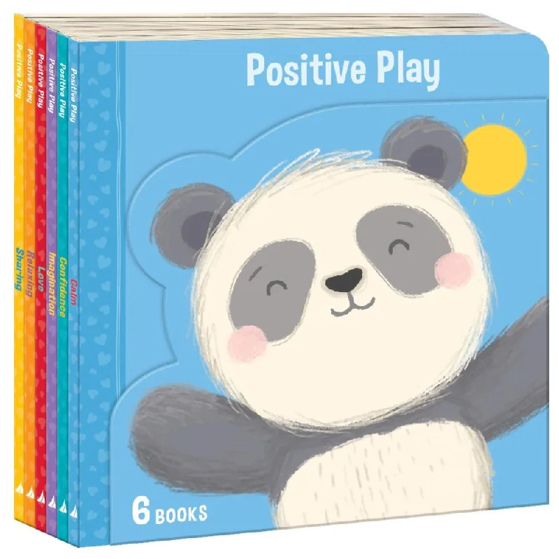 Natural Finish Wooden Educational Toys with a Music - Making Function for 3 - 5 Year OldsPositive Play - 6 Book Slipcase