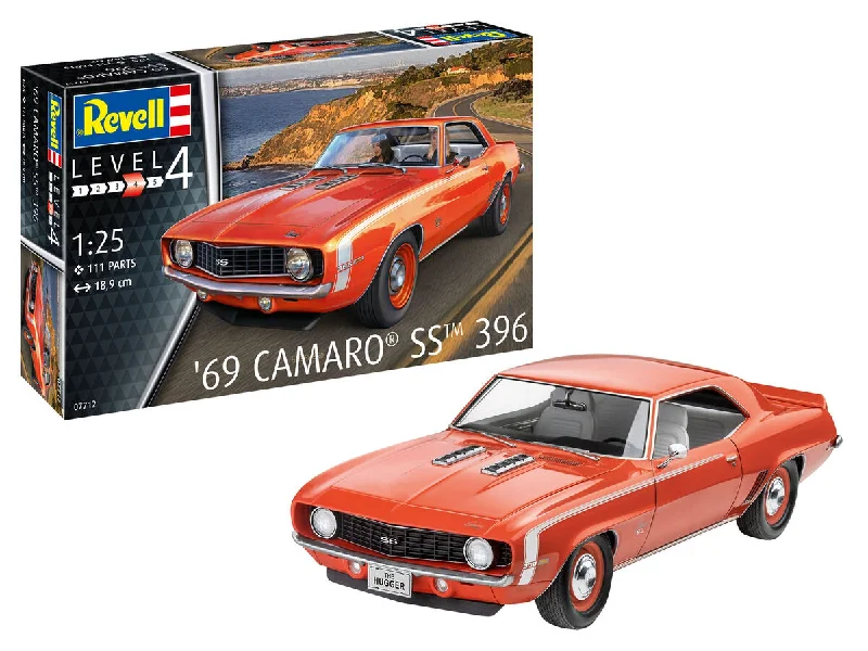 Remote - Controlled Boat with a High - Performance Motor for Water RacingRevell 07712 1:24 '69 Chevrolet Camaro SS 396