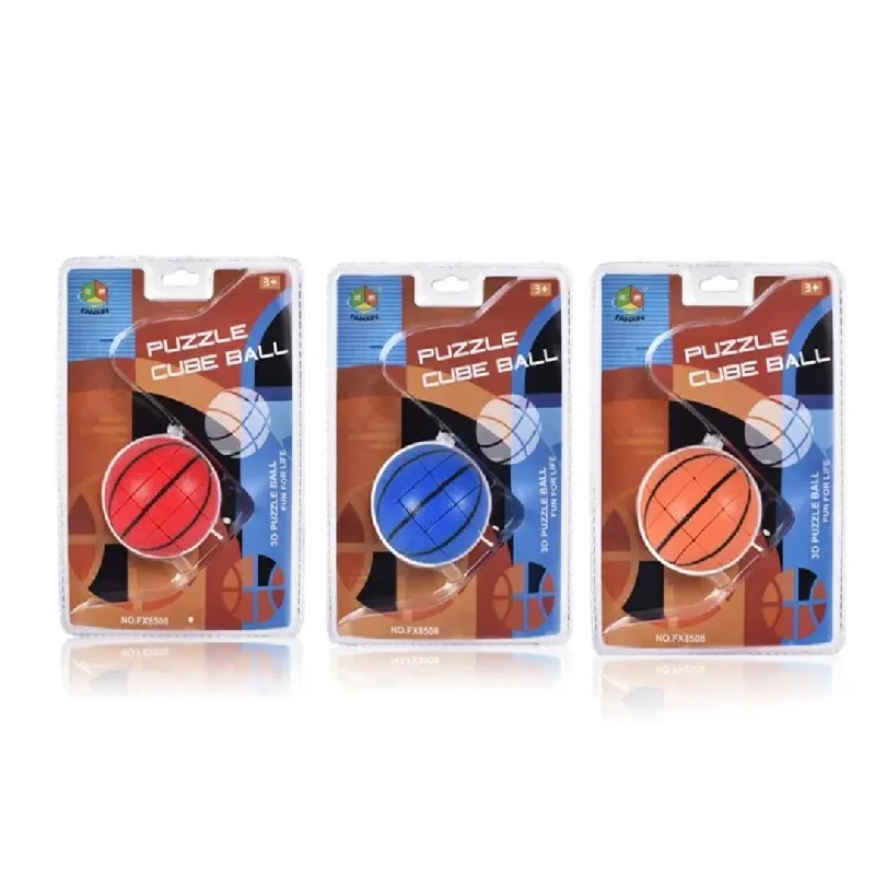 Solid Wood Educational Toys with a Math - Problem - Solving ChallengeSam Toys - Basketball Magic Cube Puzzle Creative Learning - Multi colours