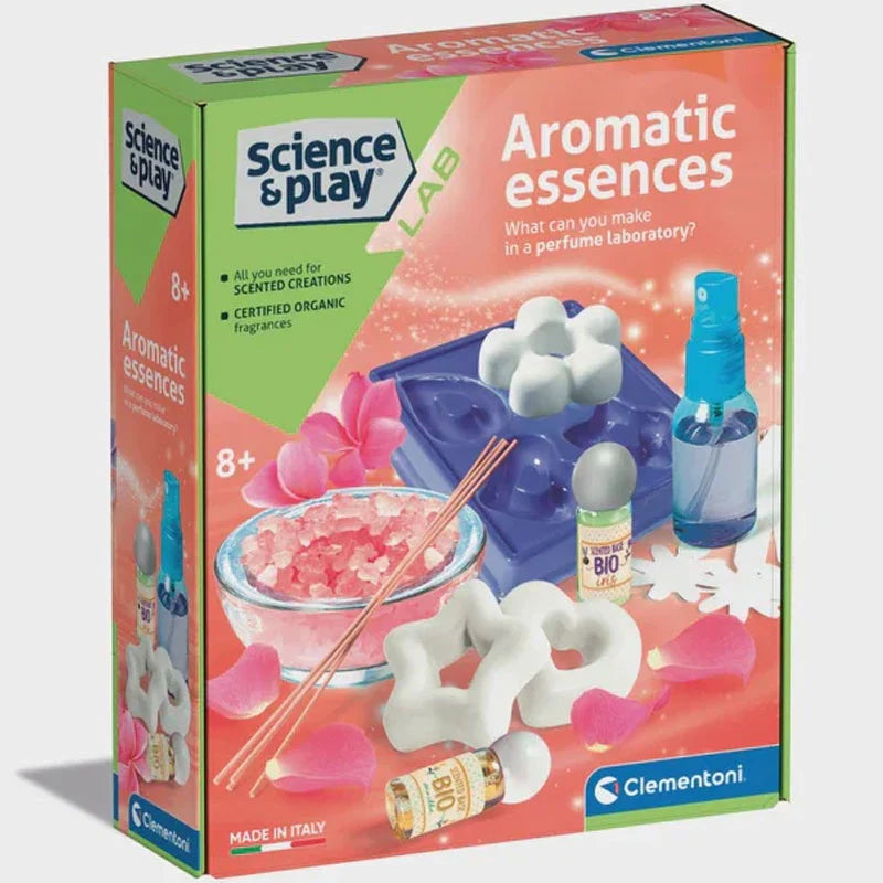 Hand - Carved Wooden Educational Toys with Alphabet - Learning BlocksScience and Play Aromatic Essences perfume Kit