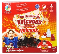 Solid Wood Educational Toys with a Math - Problem - Solving ChallengeScience of Volcanos-Roll Up