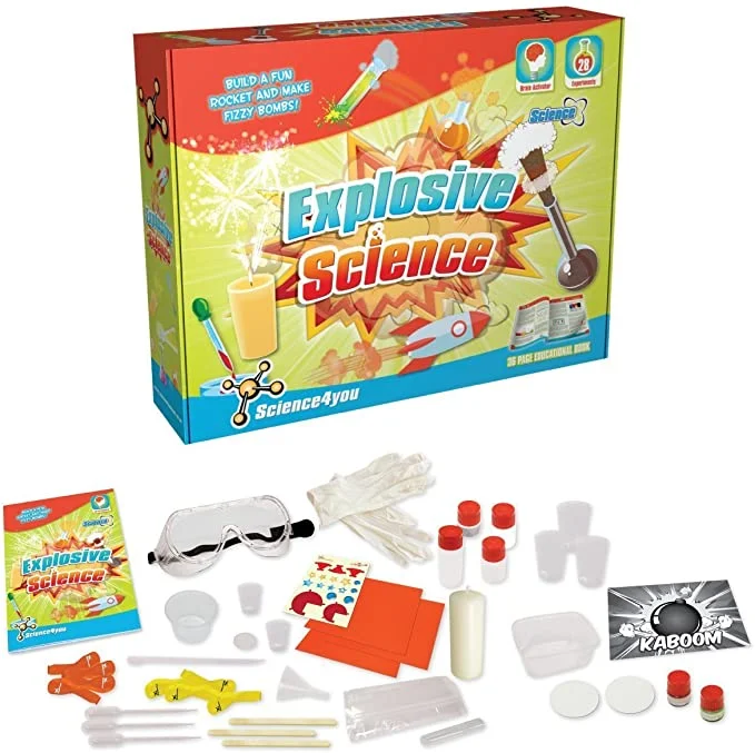 Hand - Carved Wooden Educational Toys with Alphabet - Learning BlocksSFU Explosive Science-Roll Up