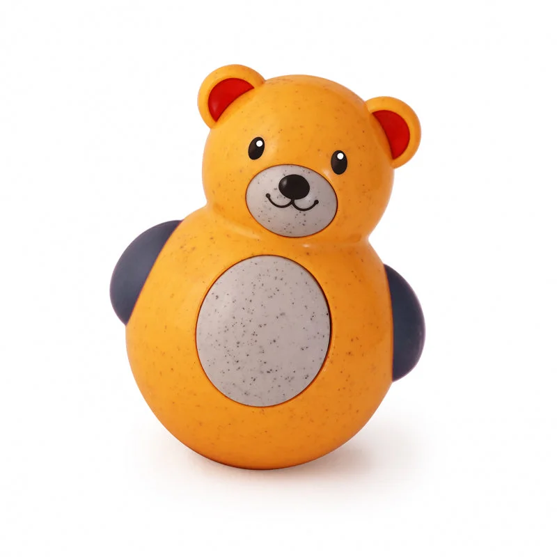 Solid Wood Educational Toys with a Coding and Logic - Building GameTolo Roly Poly Teddy Bear