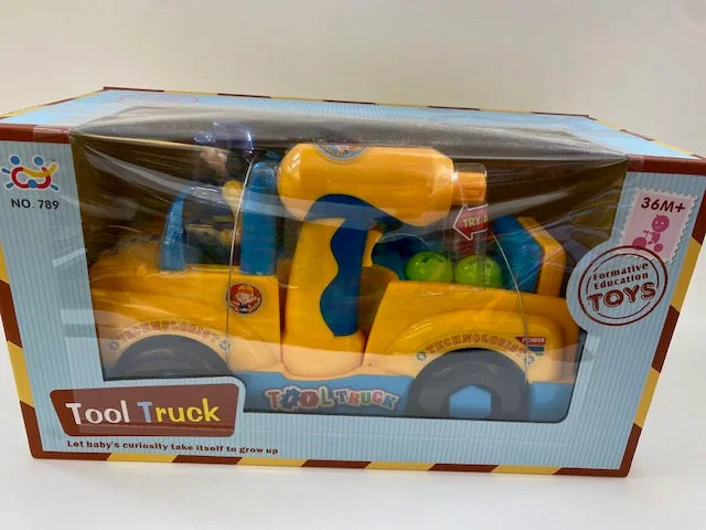 Solid Wood Educational Toys with a Science Experiment Theme for Young LearnersTool Truck Take Apart moving