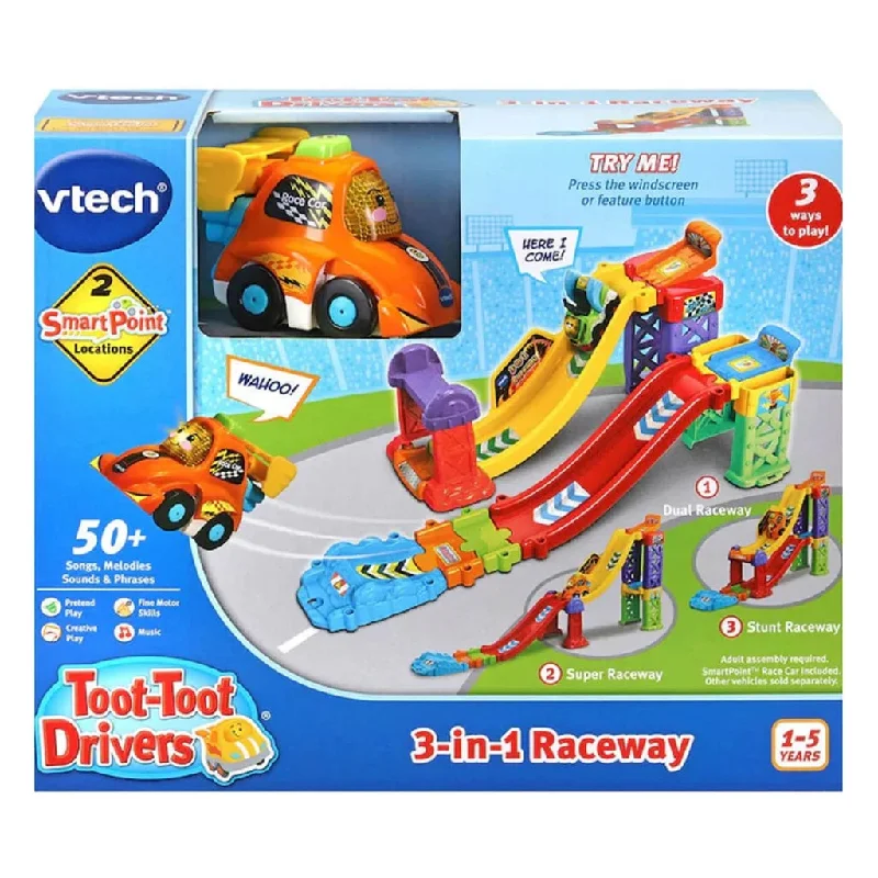 Natural Wood Educational Toys with a Magnetic Puzzle Design for Brain TrainingVtech toot toot 3 in 1 Raceway