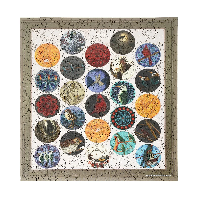 Wooden Jigsaw Puzzle - Birds: 402 Pcs