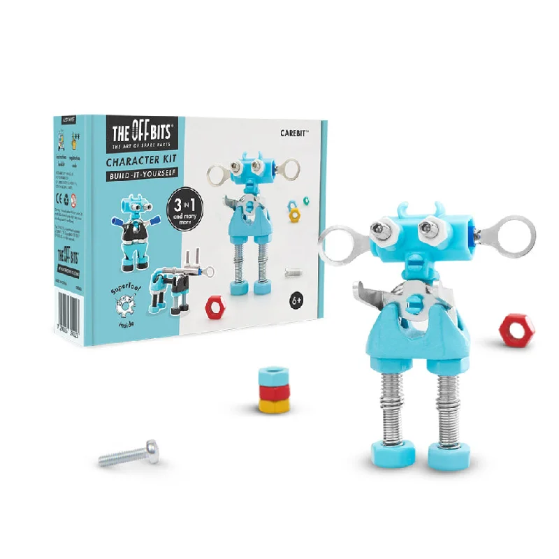 Glow - in - the - Dark Wooden Robots with a Fantasy - Inspired Look for Nighttime PlayCareBit DIY Robot Kit