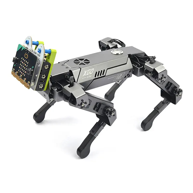 DIY Wooden Educational Robots for Kids' Science Learning at HomeELECFREAKS micro:bit XGO Quadruped Robot Kit (EU)