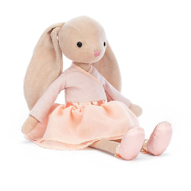 Plush Superhero Dolls with Embroidered Badges for Young FansJellycat Lila Ballerina Bunny