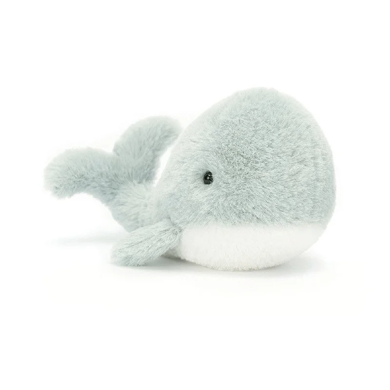 Plush Space - Themed Alien Toys with Glow - in - the - Dark Features for Star - GazersJellycat Wavelly Whale Grey