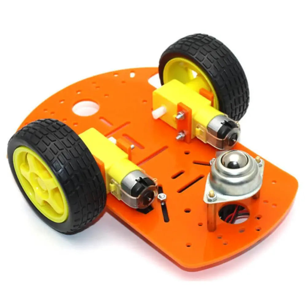 Wooden Robots with 3D - Printed Accessories for Customized Aesthetic AppealJSumo RoboMOD 2WD Mobile Robot Chassis Kit (Orange)