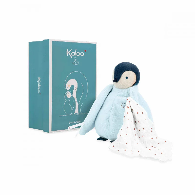 Plush Fairy Toys with Transparent Wings for Magical StorytellingKaloo Kissing Plush Penguin Blue