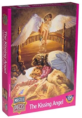 Braille - Labeled Wooden Puzzles for Visually Impaired IndividualsSALE - 50% OFF <br> Master Pieces <BR> The Kissing Angel<br> 550 Piece Puzzle