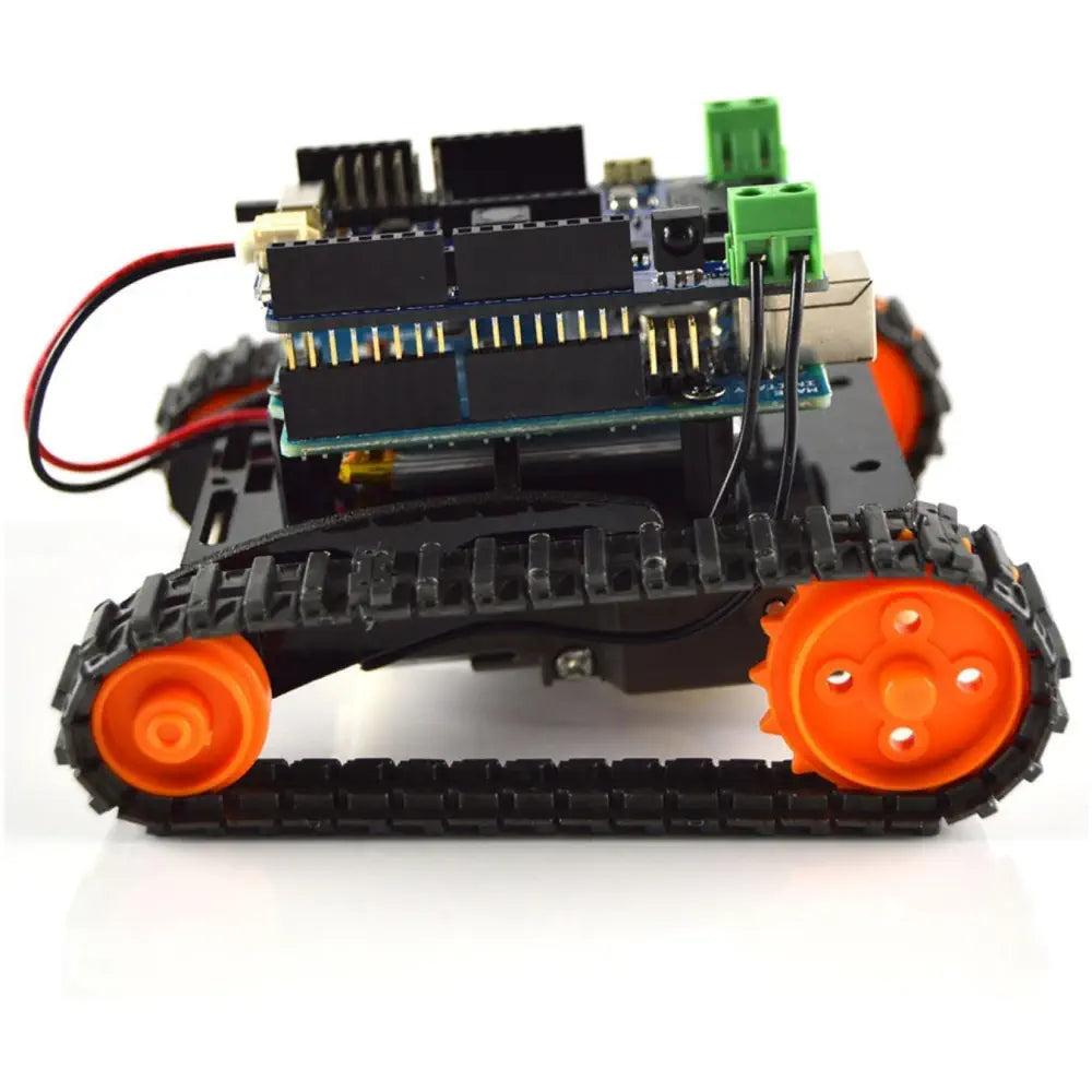 Programmable Wooden Robots with Bluetooth Connectivity for Tech - Savvy TeensMini DFRobotShop Rover Kit (Arduino Uno)