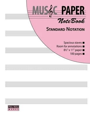 Solid Wood Bassoons with Adjustable Keys for Advanced Woodwind PlayersMUSIC PAPER NoteBook - Standard Notation