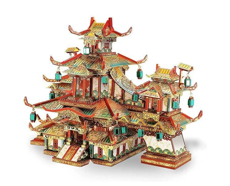 3D Wooden Puzzles of Historic Buildings with Intricate Details for Puzzle CollectorsPiececool 3D Metal Puzzle: Tavern