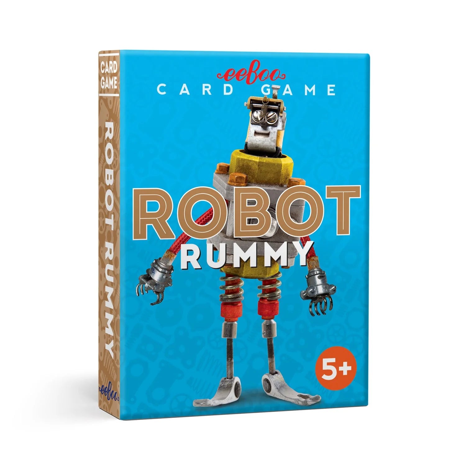 Small - Sized Wooden Robots with Animal - Shaped Bodies for Children's PlayroomsRobot Rummy Playing Cards